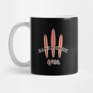 Santa Cruz Logo with Surfboards Mug